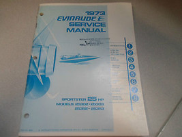 1973 Evinrude Servizio Negozio Riparazione Manuale 25 HP Sporster OEM Barca 4906 - £43.92 GBP