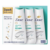 Dove Sensitive Skin Body Wash, 3-pack - £21.20 GBP
