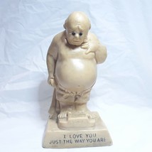 R &amp; W Berries Co. I love you just the way you are Man On Scale Figurine 1970 - £17.55 GBP