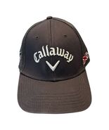 Callaway X Hot Golf Hat Black Mesh Fitted Cap Odyssey Logo L/XL - $16.20