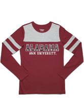 ALABAMA A&amp;M WOMEN&#39;S LONG SLEEVE TEE UNIVERSITY HBCU TSHIRT - £33.24 GBP