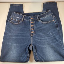 Judy Blue Jeans Womens 16W Bue Stretch Denim Pants School Work Party - £29.08 GBP
