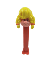 Vintage Pez Pals Blonde Girl with Braided Pigtails Retired Made in Slovenia - £6.87 GBP