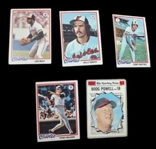 1970s Topps Orioles baseball card lot listing E - £4.64 GBP