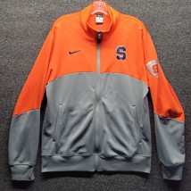 Nike Syracuse Orange Hyper Elite Dri-Fit Zip Up Long Sleeve Jacket Mens ... - £38.05 GBP