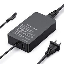 Surface Pro Charger, 65W 15V 4A Compatible With Microsoft Surface Book 1/2, Surf - £15.97 GBP