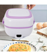 Mini Rice Cooker Healthy Electric Lunch Box Portable Food Heater Steam Egg - £29.05 GBP