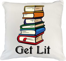 Make Your Mark Design Get Lit! Straight and Clever Pillow Cover for Read... - $24.74+