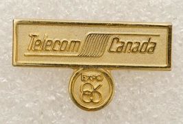 Vintage Event Jewelry Souvenir Lapel Pin Telecom 1986 Expo Canada - $9.89