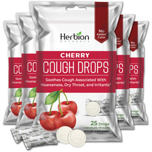 Herbion Naturals Cough Drops with Natural Cherry Flavor, Soothes Cough-P... - $20.99
