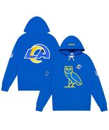 Mens OVO LA Rams Icon Team Pullover Hoodie - Royal Blue - $79.00