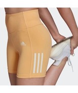 new adidas HYPERGLAM AEROREADY Training High Rise Tights sz XS gym orang... - €16,84 EUR