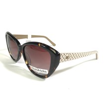 Elizabeth Arden Sunglasses EA 5218-1 Brown Ivory Cat Eye Frames with Red Lenses - £18.17 GBP