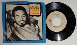 James Ingram 45 RPM - There&#39;s No Easy Way Come A Da Machine NM D6 - £3.87 GBP