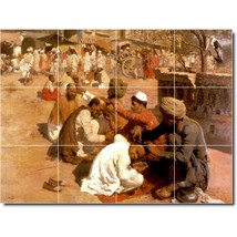 Edwin Weeks Historical Painting Ceramic Tile Mural BTZ09588 - £95.92 GBP+