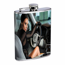 Polish Pin Up Girls D21 Flask 8oz Stainless Steel Hip Drinking Whiskey - £11.59 GBP