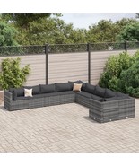  Patio Sofa Set Set of 10 Grey - €1.225,32 EUR