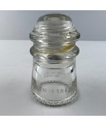 Hemingray-9 CD 107 Glass Insulator Clear Made In USA 26-42 Vintage - £8.67 GBP