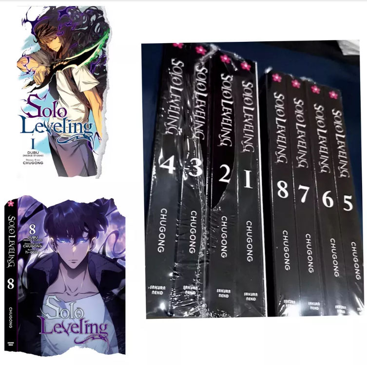 SOLO LEVELING (English Comics) Vol 1-8 Full Set Complete New Manga Anime... - $159.99
