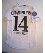 Real Madrid Champions League #14 Champions Match Slim Home Soccer Jersey... - $124.09 CAD