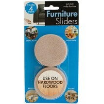 4 Large 2.5&#39;&#39; Diameter Furniture Sliders/Floor Protectors - $7.03