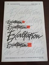 Exaltation Sing The Beauty Of The Earth Douglas E Wagner Sheet Music - $117.69