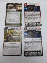 (4) Star Wars Imperial Assault Alliance Smuggler Ally Pack Cards Only - $9.71 CAD