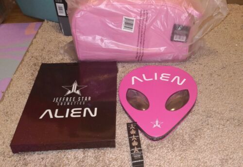 Jeffree Star Alien Eyeshadow Palette Shane dawson pink bag & lipstick BNIB