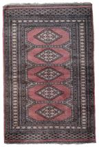 Handmade vintage Uzbek Bukhara rug 3.1&#39; x 5&#39; (97cm x 153cm) 1970s - $1,235.00