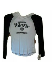 Brooklyn nets  girls hoodie size large 10/12 - £10.38 GBP