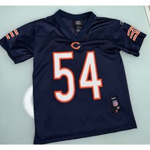 Vintage Reebok Brian Urlacher Jersey Kids Youth M 5-6 Chicago Bears NFL Football - £5.51 GBP