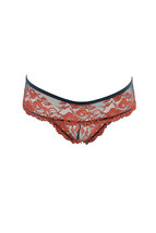 Free People Womens Briefs Floral Lingerie Lace Red Size L - £28.98 GBP