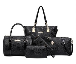 High Quality Serpentine Handbag 5 sets Luxury Brands Women Tote Shoulder/Messeng - £113.66 GBP