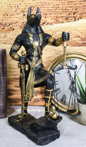 Ebros God Anubis with Scales of Justice Statue Figurine 10&quot; Tall (Black ... - £33.87 GBP