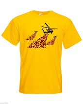 Mens T-Shirt Banksy Helicopters Hearts Bombs, Helicopter TShirt, Love Shirt - £19.48 GBP