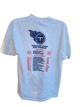Tennessee Titans\Coca-Cola Tee  T-Shirt NFL Shirt~2003 Schedule new-foot... - £15.68 GBP