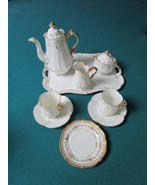 KNAPP Germany Charming Coffee  Set 8 Pcs,Pot,Creamer, Sugar, 2 Cups Sauc... - $169.25 CAD