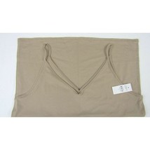 New Ann Taylor Loft Double V Neck Cami / Tank Women XL Tan Stretch $20 - £15.13 GBP