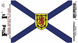 Made in The USA - Pack of 6 Nova Scotia Flag Vinyl Decal Stickers, 3.5&quot;x 5&quot; Nova - £9.44 GBP