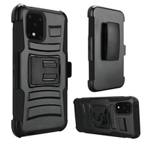 BLACK Hybrid Side Kickstand With Holster Clip Case for Samsung S20 Ultra - $8.07 CAD