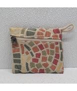 My Maine Bag Multicolor Tapestry Mosaic Zip Pouch Change Purse - $359.56 MXN
