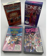 Richard Simmons Sweating To The Oldies 1 2 3 VHS Tapes Plus Tone &amp; Sweat... - £11.16 GBP
