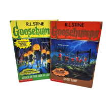 R.L Stine Goosebumps # 45 # 48 Camp JACK-O-LANTERNS Book Childrens Paperback - £18.98 GBP