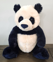 GUND Zi-Bo Panda Bear Plush Bear Black &amp; Cream #320708 12&quot; Sitting Super Soft - £6.38 GBP