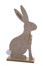 New Filzaufsteller Rabbit, Natural 8 11/16x2 13/16x17 1/2in, Handmade, - £12.86 GBP