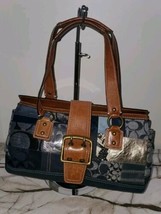 Vintage Y2K Coach Denim Patch Work Bag - $194.12