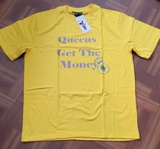 QUEENS GET THE MONEY SHIRTS./NEW Yellow/Grey Size L....w/ tags - $21.00