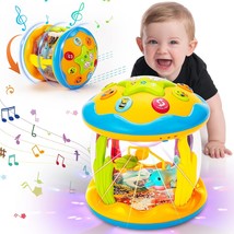 Baby Toys 6 To 12 Months - Ocean Rotating Light Up Musical Crawling Toy For - £29.09 GBP