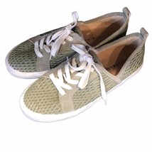 Lucky Brand LK Dansbey soft sage green Woven sneakers Shoe Sz 8 - £33.92 GBP