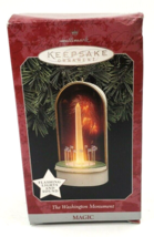 1998 Hallmark Keepsake Magic Ornament The Washington Monument W/Lights &amp;... - $8.32 CAD